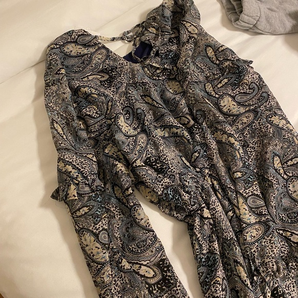 NWT Love Ady Women’s Mid-calf length patterned dress size small - Picture 4 of 11